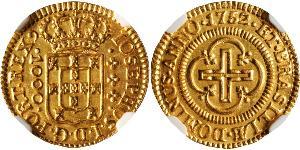 1000 Reis Regno del Portogallo (1139-1910) Oro Joseph I of Portugal (1714-1777)