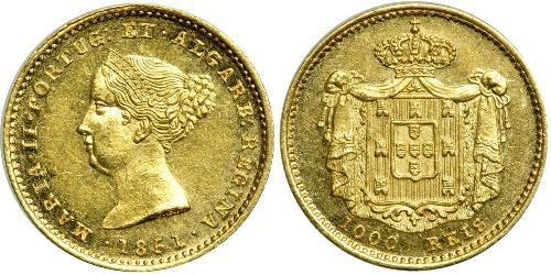 1000 Reis Regno del Portogallo (1139-1910) Oro 