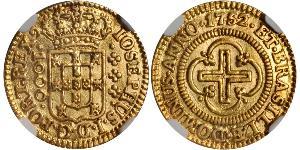 1000 Reis Reino de Portugal (1139-1910) Oro Joseph I of Portugal (1714-1777)
