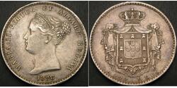 1000 Reis Reino de Portugal (1139-1910) Plata 