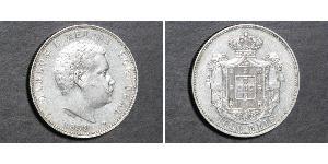 1000 Reis Reino de Portugal (1139-1910) Plata Carlos I de Portugal (1863-1908)