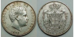 1000 Reis Reino de Portugal (1139-1910) Plata Carlos I de Portugal (1863-1908)