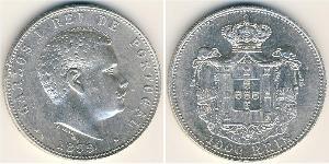 1000 Reis Kingdom of Portugal (1139-1910) Silver Carlos I of Portugal (1863-1908)