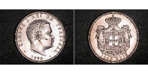 1000 Reis Kingdom of Portugal (1139-1910) Silver Carlos I of Portugal (1863-1908)