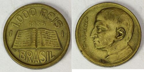 1000 Reis Brasile  