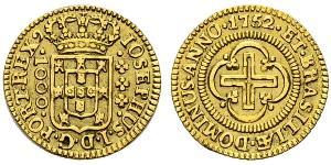 1000 Reis 葡萄牙王國 (1139 - 1910) 金 Joseph I of Portugal (1714-1777)