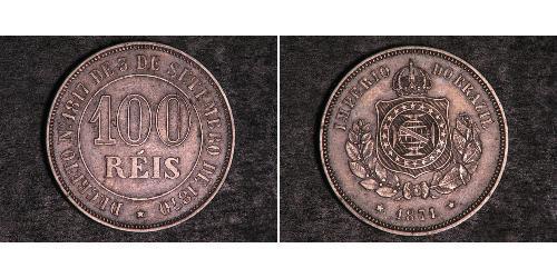 1000 Reis 巴西 / 巴西帝國 (1822 - 1889) 銀 