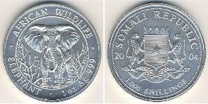 1000 Shilling Somalia Argento 