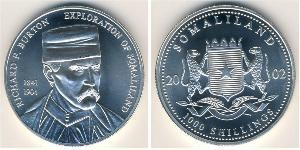 1000 Shilling Somaliland (1991 - ) Silber 