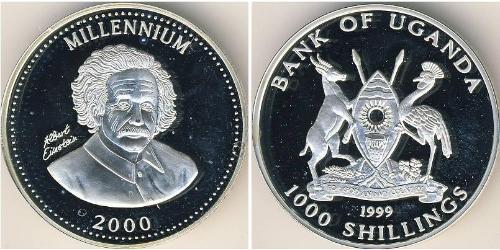 1000 Shilling 乌干达 銀 