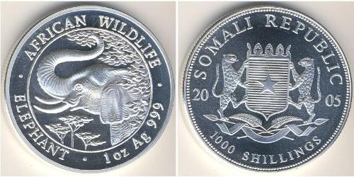 1000 Shilling 索马里 銀 