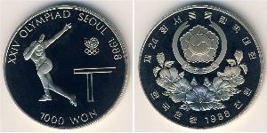 1000 Won Südkorea Kupfer/Nickel 