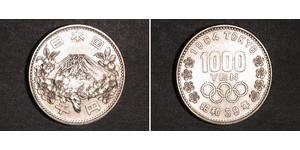 1000 Yen Giappone Argento 