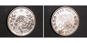 1000 Yen Giappone Argento 