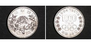 1000 Yen Japan Silber 