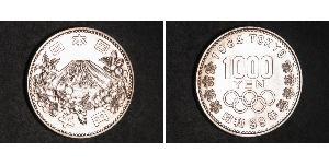 1000 Yen Japan Silber 