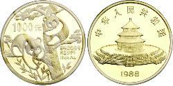 1000 Yuan Chine Or 
