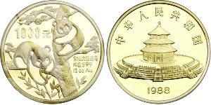 1000 Yuan Cina Oro 