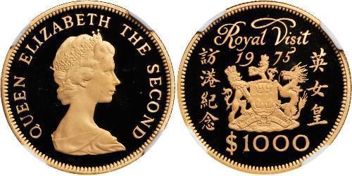1000 Долар Гонконг Золото Єлизавета II (1926-2022)