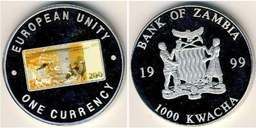 1000 Квача Замбія (1964 - )  