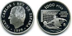 1000 Песета Королівство Іспанія (1976 - ) Срібло 
