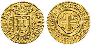 1000 Рейс Королівство Португалія (1139-1910) Золото Joseph I of Portugal (1714-1777)