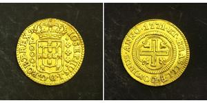 1000 Рейс Королівство Португалія (1139-1910) Золото Joseph I of Portugal (1714-1777)
