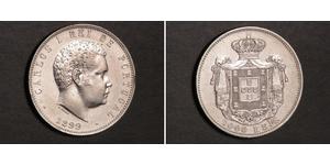 1000 Рейс Королевство Португалия (1139-1910) Серебро Карлуш I король Португалии(1863-1908)