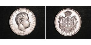 1000 Рейс Королівство Португалія (1139-1910) Срібло Карлуш I король Португалії (1863-1908)