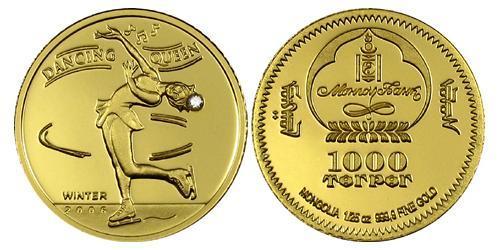 1000 Тугрік Монголія (1921 - ) Золото 