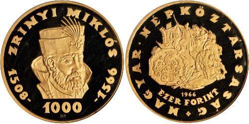 1000 Форінт Угорщина Золото 