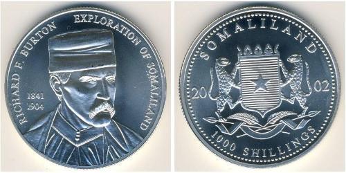 1000 Шилінг Сомаліленд (1991 - ) Срібло 