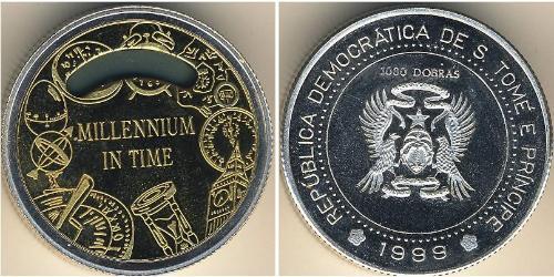 1000 добрас Сан-Томе и Принсипи (1975 - )  