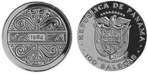 100 Balboa Panama Gold 