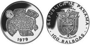 100 Balboa Panama Gold 
