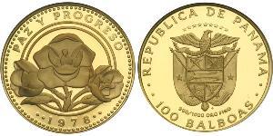100 Balboa Panama Gold 