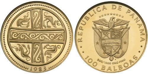 100 Balboa Panama Gold 