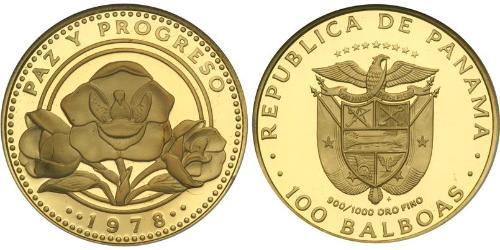 100 Balboa Republic of Panama Gold 