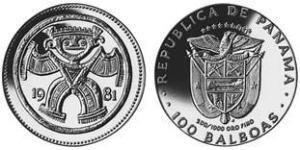 100 Balboa Panamá Oro 