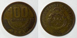 100 Colon Costa Rica (1821 - ) 青铜 