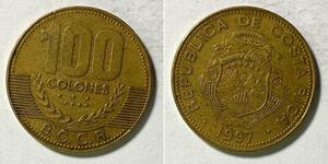100 Colon Costa Rica (1821 - ) 青铜 