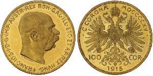 100 Corona Österreich-Ungarn (1867-1918) Gold Franz Joseph I (1830 - 1916)