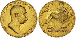 100 Corona Österreich-Ungarn (1867-1918) Gold Franz Joseph I (1830 - 1916)