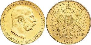 100 Corona Österreich-Ungarn (1867-1918) Gold Franz Joseph I (1830 - 1916)
