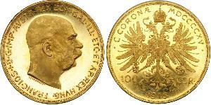 100 Corona Österreich-Ungarn (1867-1918) Gold Franz Joseph I (1830 - 1916)