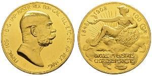 100 Corona Österreich-Ungarn (1867-1918) Gold Franz Joseph I (1830 - 1916)
