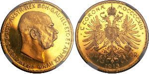 100 Corona 奥匈帝国 (1867 - 1918) 金 弗朗茨·约瑟夫一世 (1830 - 1916)