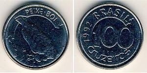 100 Cruzeiro Brasile Acciaio 