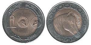 100 Dinaro Algeria (1962 - ) Bimetal 