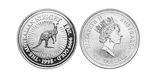 100 Dollar Australia (1939 - ) Gold Elizabeth II (1926-2022)